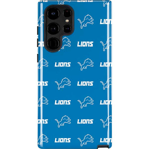 NFL Detroit Lions Blitz Series Galaxy S22 Ultra Pro Case