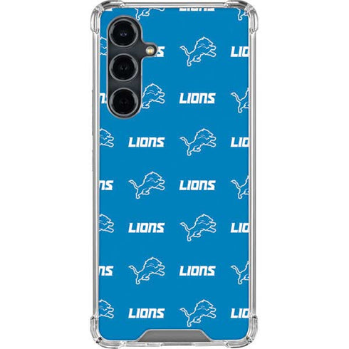 NFL Detroit Lions Blitz Series Galaxy S23 FE Clear Case