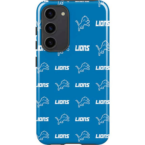 NFL Detroit Lions Blitz Series Galaxy S23 Plus Pro Case