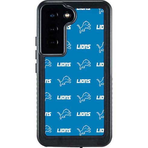 NFL Detroit Lions Blitz Series Galaxy S23 Waterproof Case