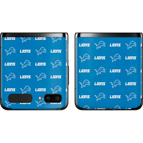 NFL Detroit Lions Blitz Series Galaxy Z Flip Skin