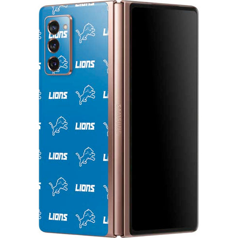 NFL Detroit Lions Blitz Series Galaxy Z Fold2 5G Skin