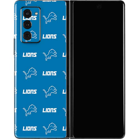 NFL Detroit Lions Blitz Series Galaxy Z Fold2 5G Skin