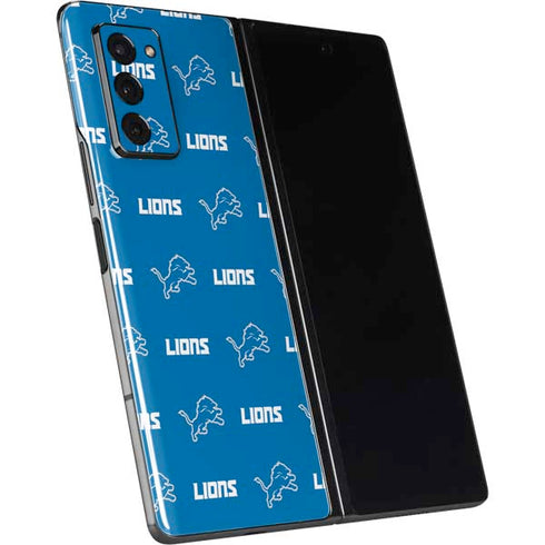 NFL Detroit Lions Blitz Series Galaxy Z Fold2 5G Skin