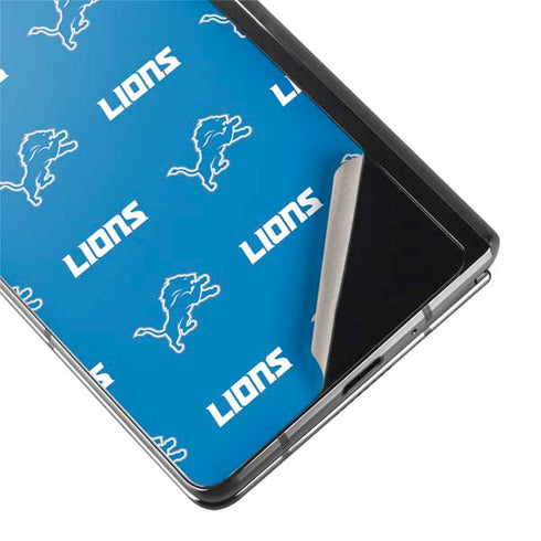 NFL Detroit Lions Blitz Series Galaxy Z Fold2 5G Skin