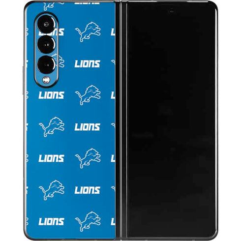NFL Detroit Lions Blitz Series Galaxy Z Fold3 5G Skin