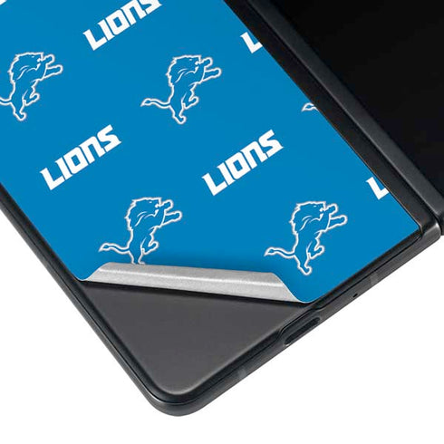 NFL Detroit Lions Blitz Series Galaxy Z Fold3 5G Skin