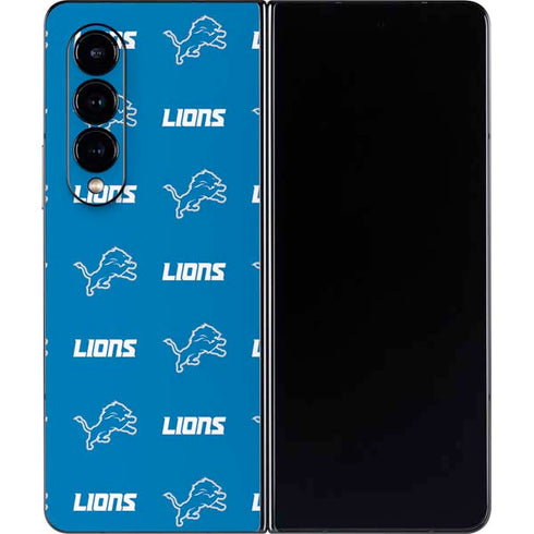 NFL Detroit Lions Blitz Series Galaxy Z Fold4 5G Skin