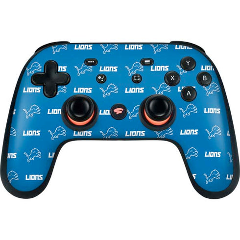 NFL Detroit Lions Blitz Series Google Stadia Controller Skin