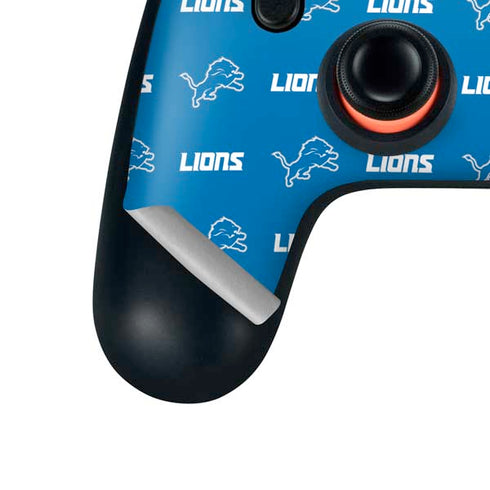 NFL Detroit Lions Blitz Series Google Stadia Controller Skin