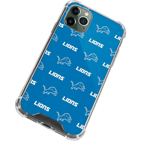 NFL Detroit Lions Blitz Series iPhone 11 Pro Max Clear Case