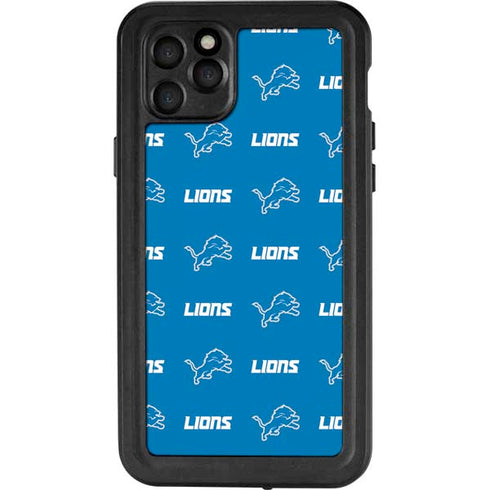 NFL Detroit Lions Blitz Series iPhone 11 Pro Max Waterproof Case