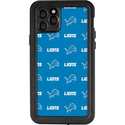 NFL Detroit Lions Blitz Series iPhone 11 Pro Waterproof Case