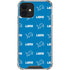 NFL Detroit Lions Blitz Series iPhone 12 Mini Clear Case