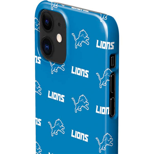 NFL Detroit Lions Blitz Series iPhone 12 Mini Lite Case