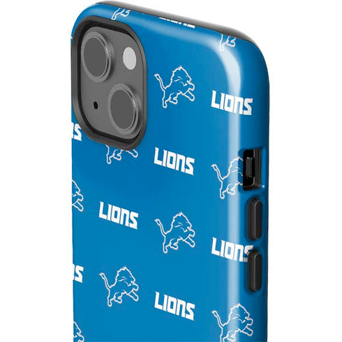 NFL Detroit Lions Blitz Series iPhone 15 Plus Impact Case