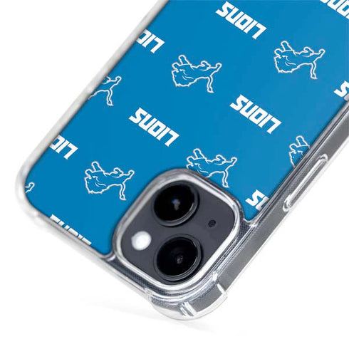 NFL Detroit Lions Blitz Series iPhone 15 MagSafe Case