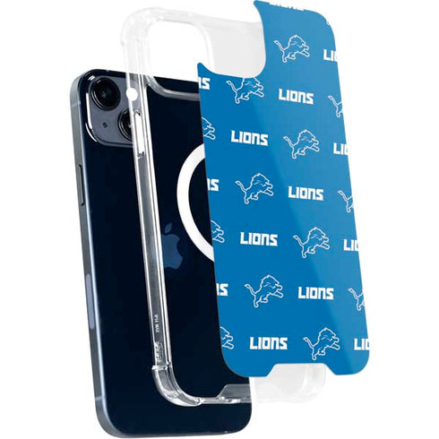NFL Detroit Lions Blitz Series iPhone 15 Plus MagSafe Case