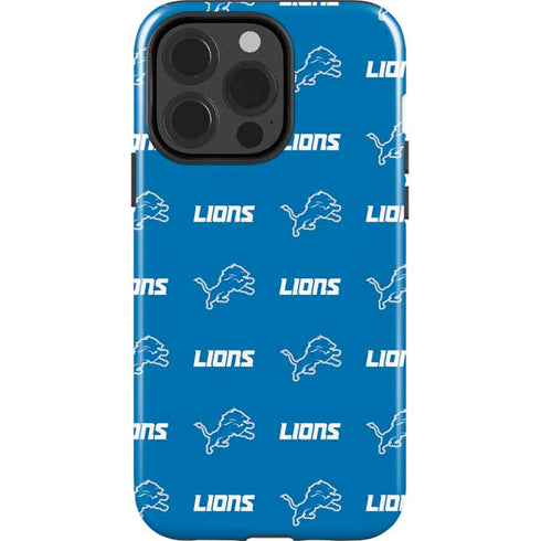 NFL Detroit Lions Blitz Series iPhone 15 Pro Impact Case