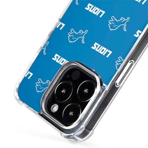 NFL Detroit Lions Blitz Series iPhone 15 Pro MagSafe Case