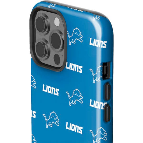 NFL Detroit Lions Blitz Series iPhone 15 Pro Max Impact Case