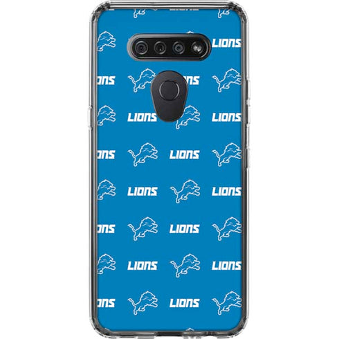 NFL Detroit Lions Blitz Series LG K51/Q51 Clear Case