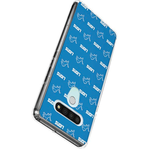NFL Detroit Lions Blitz Series LG Stylo 6 Clear Case