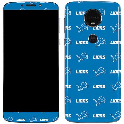 NFL Detroit Lions Blitz Series Moto E5 Plus Skin