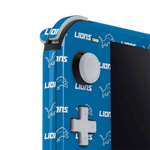 NFL Detroit Lions Blitz Series Nintendo Switch Lite Skin