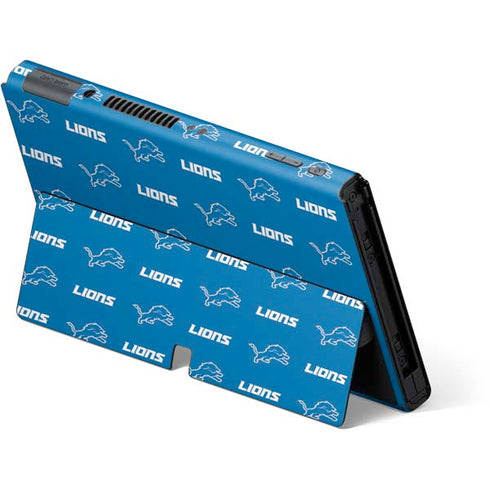 NFL Detroit Lions Blitz Series Nintendo Switch OLED (2021) Skin