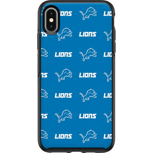 NFL Detroit Lions Blitz Series Otterbox Symmetry iPhone Skin