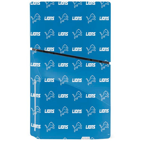 NFL Detroit Lions Blitz Series PS5 Slim Disk Bundle Skin