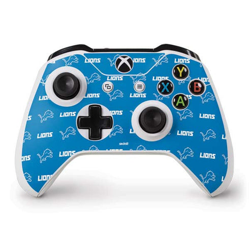 NFL Detroit Lions Blitz Series Xbox One S Controller Skin