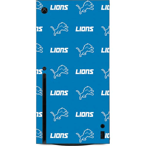 NFL Detroit Lions Blitz Series Xbox Series X Console Skin