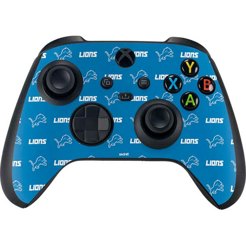 NFL Detroit Lions Blitz Series Xbox Series X Controller Skin