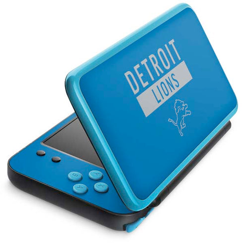 NFL Detroit Lions Blue Performance Series Nintendo 2DS XL (2017) Skin