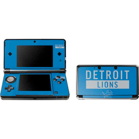 NFL Detroit Lions Blue Performance Series 3DS (2011) Skin