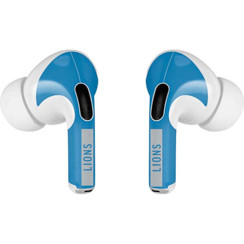 NFL Detroit Lions Blue Performance Series AirPods Pro 2nd Gen Skin