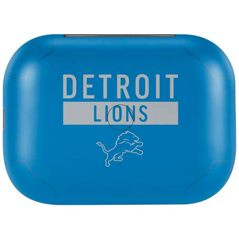 NFL Detroit Lions Blue Performance Series Amazon Echo Buds Skin