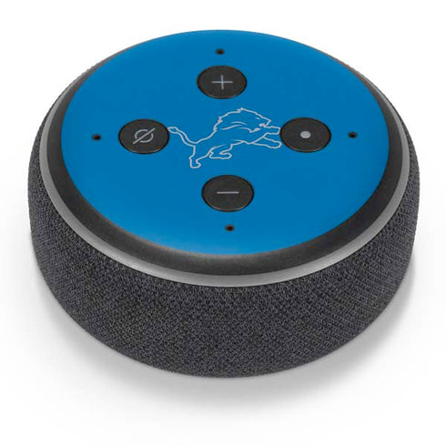 NFL Detroit Lions Blue Performance Series Amazon Echo Dot Skin