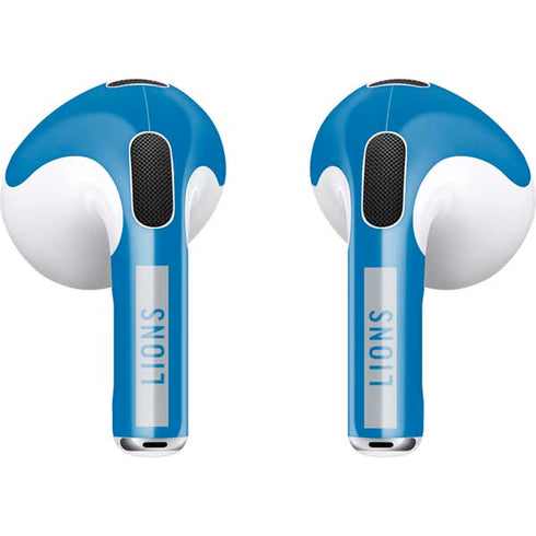 NFL Detroit Lions Blue Performance Series Apple AirPods (3rd Gen 2021) Skin