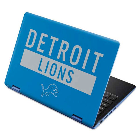 NFL Detroit Lions Blue Performance Series Aspire R11 11.6in Skin