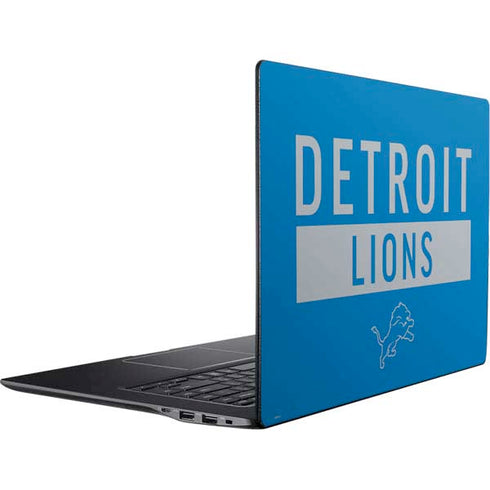 NFL Detroit Lions Blue Performance Series Ativ Book 9 (15.6in 2014) Skin