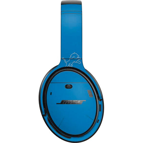 NFL Detroit Lions Blue Performance Series Bose QuietComfort 35 Headphones Skin