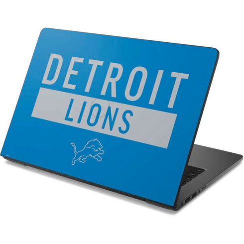 NFL Detroit Lions Blue Performance Series Dell Chromebook Skin
