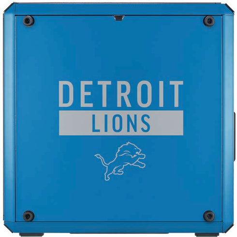 NFL Detroit Lions Blue Performance Series Cooler Master MasterBox Q300L Mini Tower Skin
