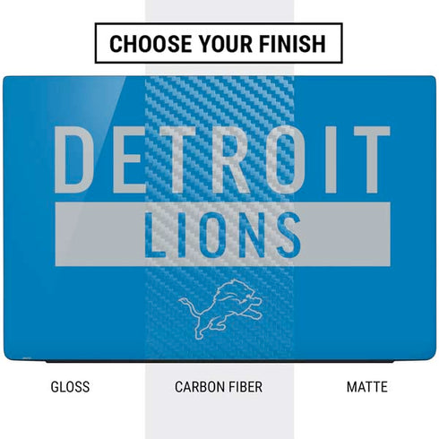 NFL Detroit Lions Blue Performance Series Dell Vostro Skin