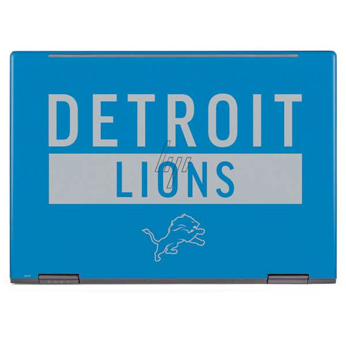 NFL Detroit Lions Blue Performance Series HP Envy Skin
