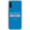 NFL Detroit Lions Blue Performance Series Galaxy A10e Clear Case