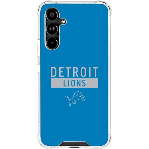 NFL Detroit Lions Blue Performance Series Galaxy A54 5G Clear Case